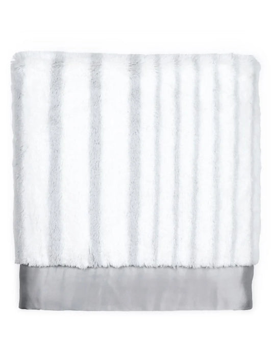 Luxe Strand Big Baby Blanket Silver