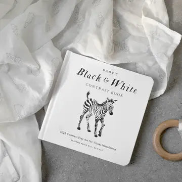 Black & White Contrast Baby Book
