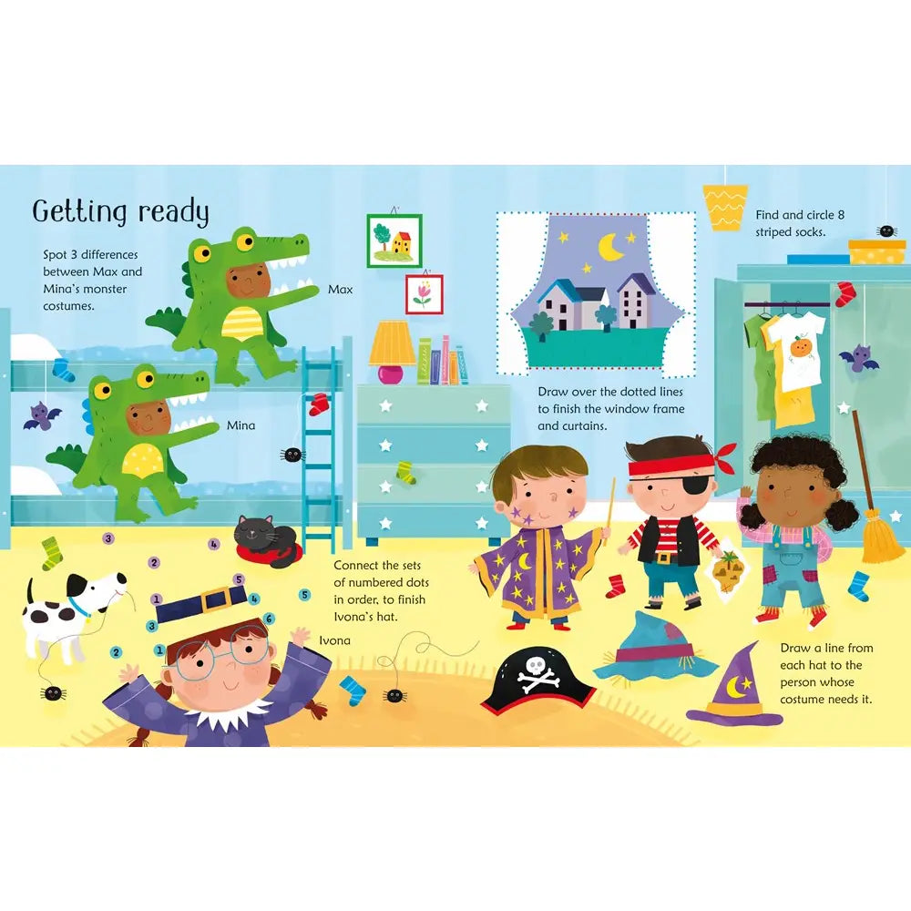 Wipe-Clean Halloween Activities