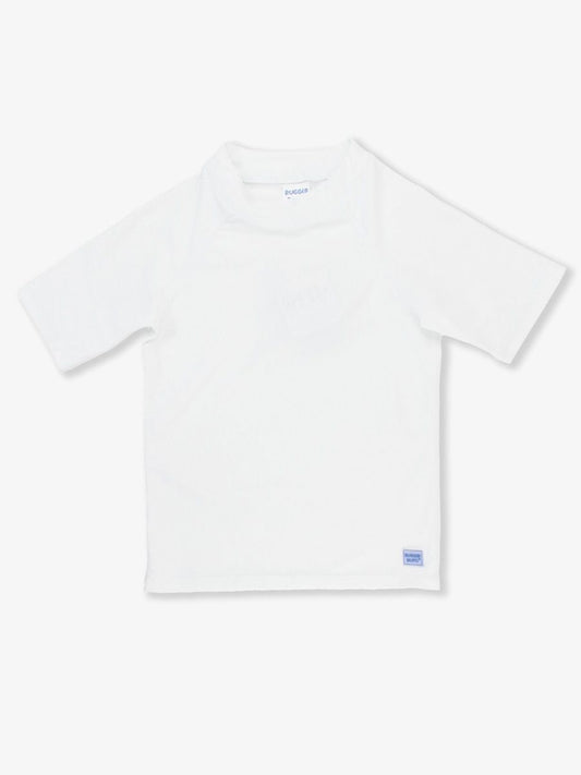 White Short Sleeve Rash Guard