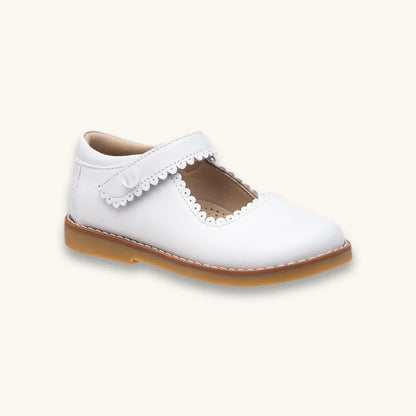 Mary Jane - White Leather