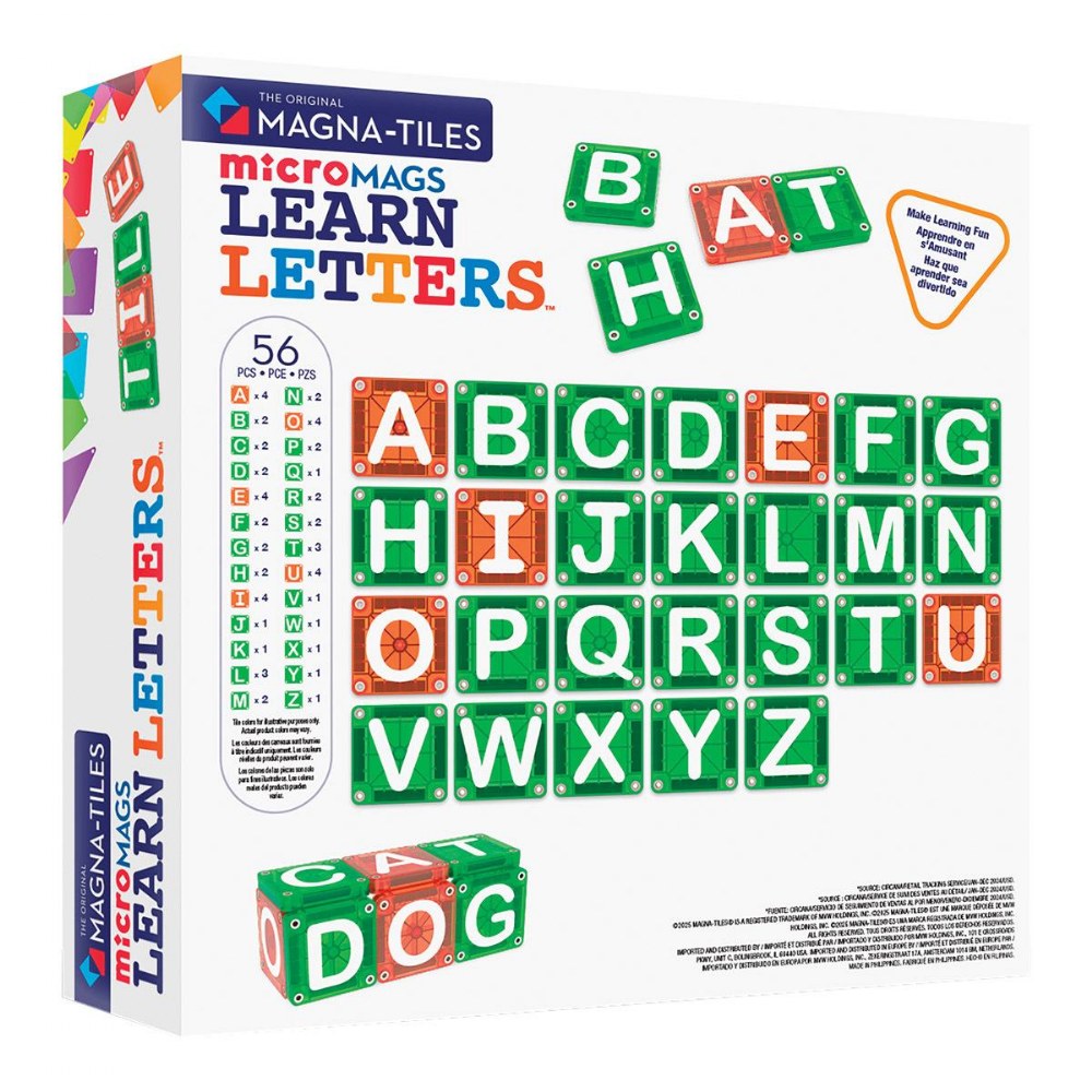 Magnatiles Learn Letter
