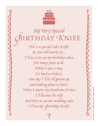 My Very Special Keepsake Knife