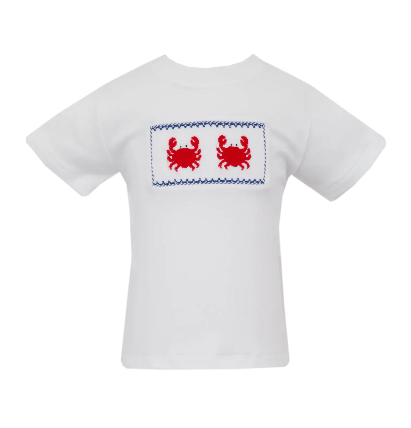 Crab Boys White Knit T Shirt