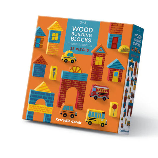 Build And Play Wood Blocks/busy City