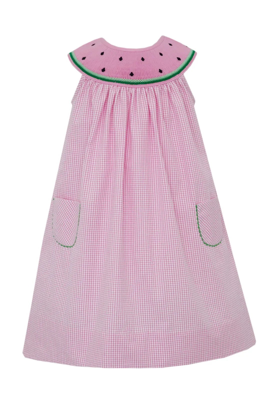 Watermelon Candy Pink Bishop Dress