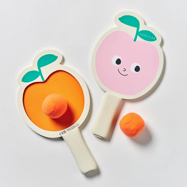 Kids Velcro Beach Bats Poppy The Peach