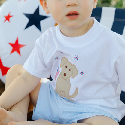 Patriotic Pup - Boys Short Set