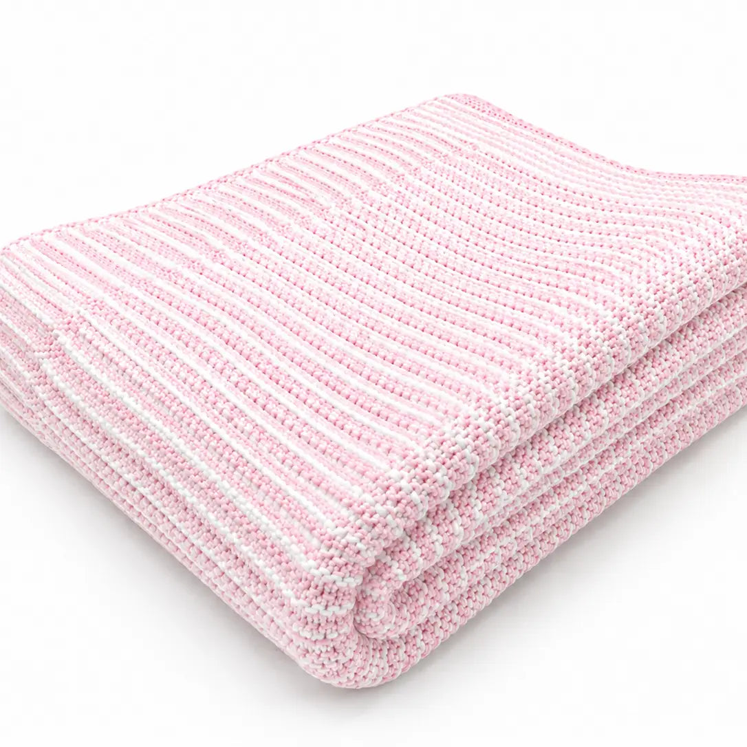 Stripes Blanket (Pink, Blue)