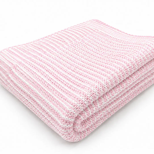 Stripes Blanket (Pink, Blue)