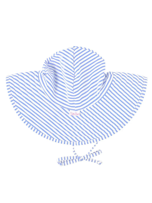 Periwinkle Blue Seersucker Swim Hat