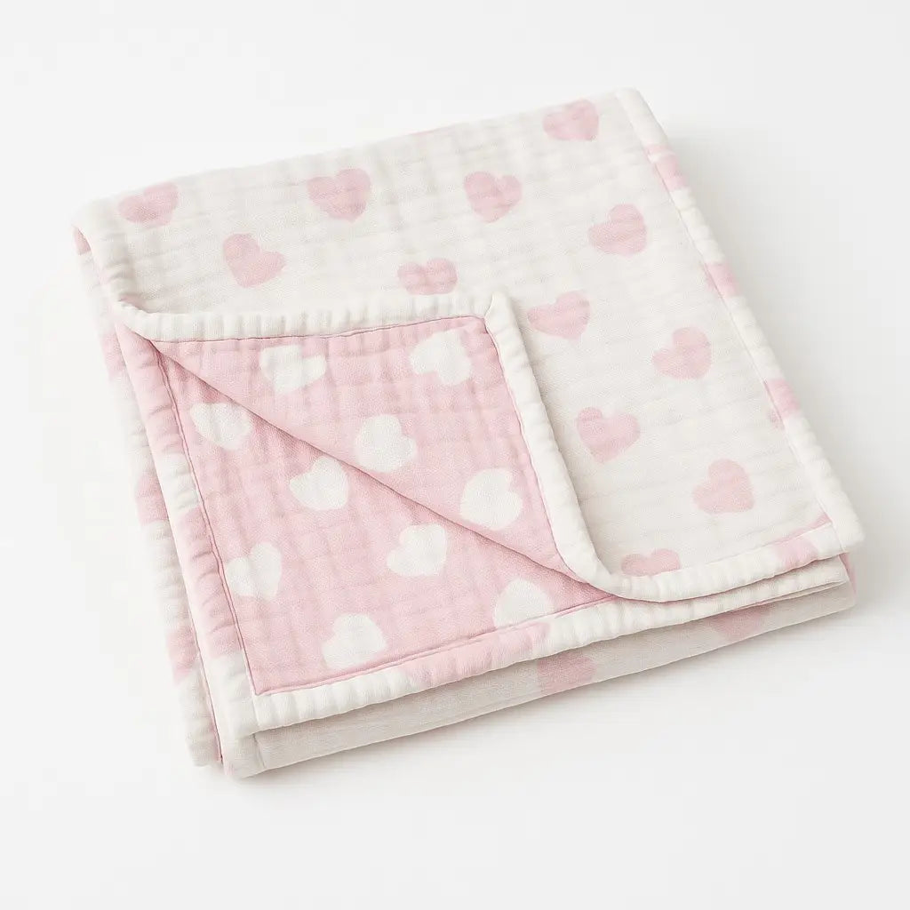 Hearts Baby Blanket
