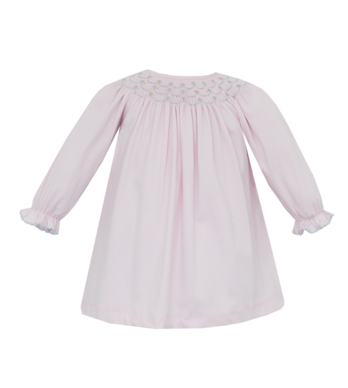 Ellie Pink Knit Bishop Dress
