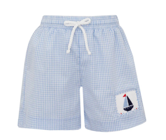 Sailboat Boys Swim Trunk