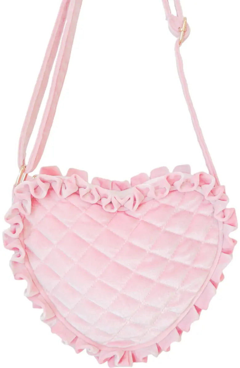 Floral Heartpurse Velvet