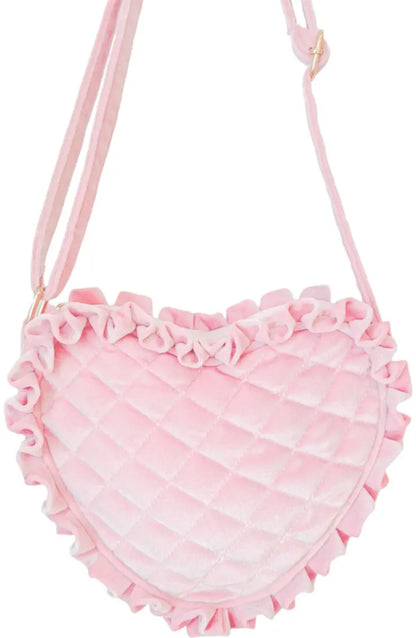 Floral Heartpurse Velvet