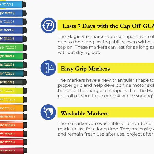 Magic Tri Stix 24 Color