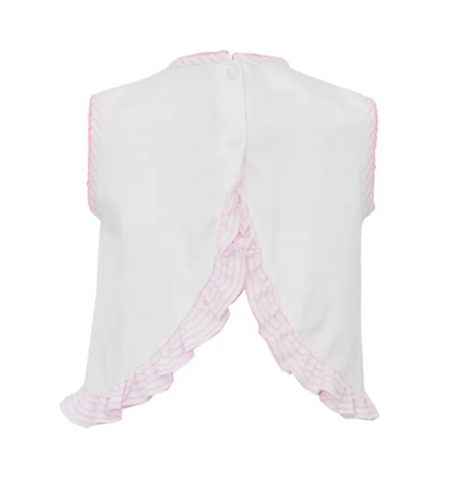 Crab Girls Pink Knit Stripe Bloomer Set