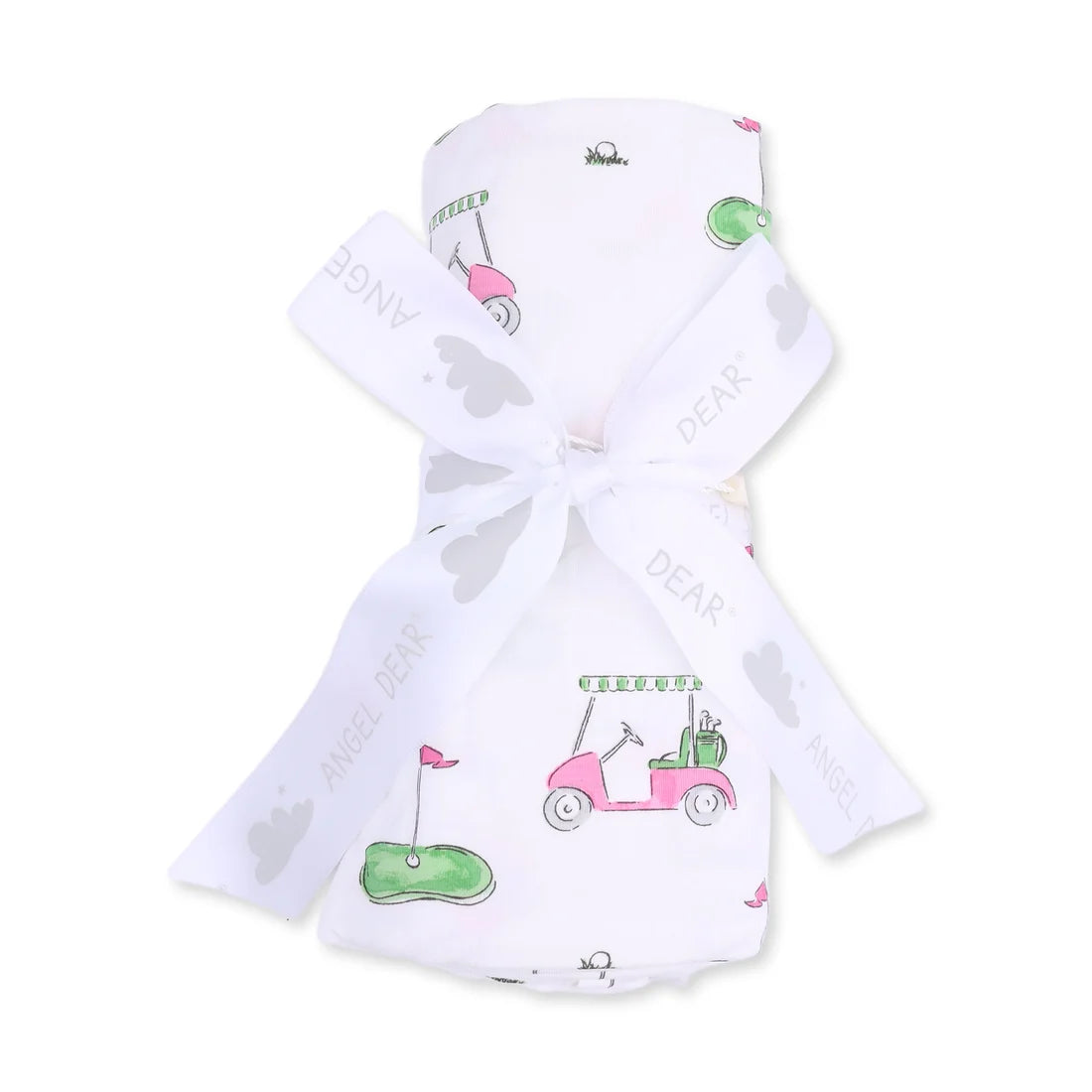 Golf Carts Pink - Swaddle Blanket