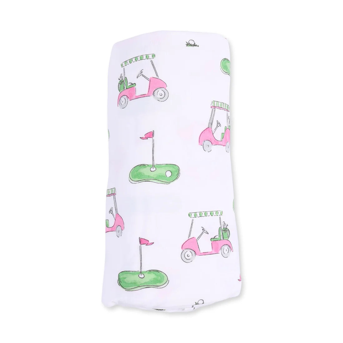 Golf Carts Pink - Swaddle Blanket