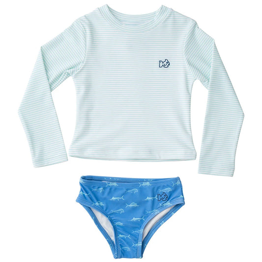 Girls Reef Rashguard Swim Set