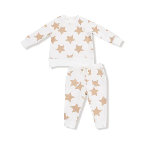 French Terry Raglan Stars Sweat Set