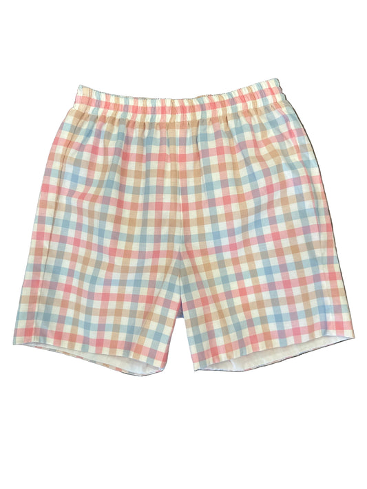 Plaid Shorts Boy - 3t
