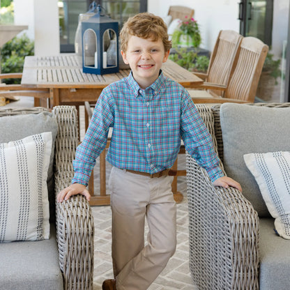 Performance Button Down - Cabin Plaid