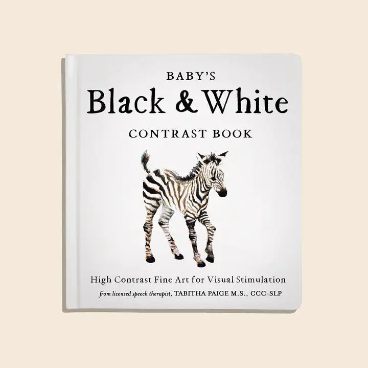Black & White Contrast Baby Book