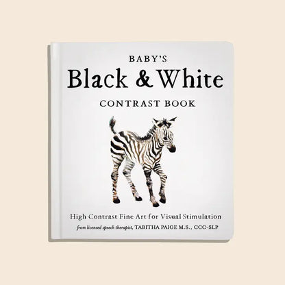 Black & White Contrast Baby Book