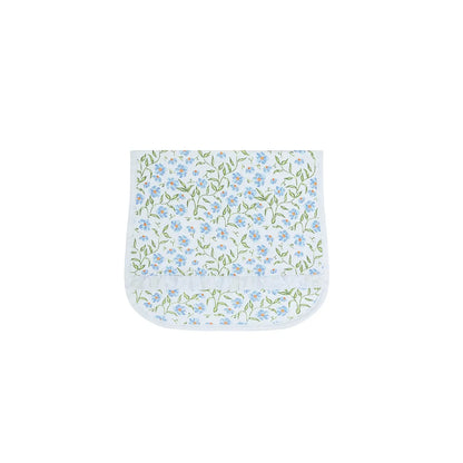 Blue Vines Print Burp Cloth