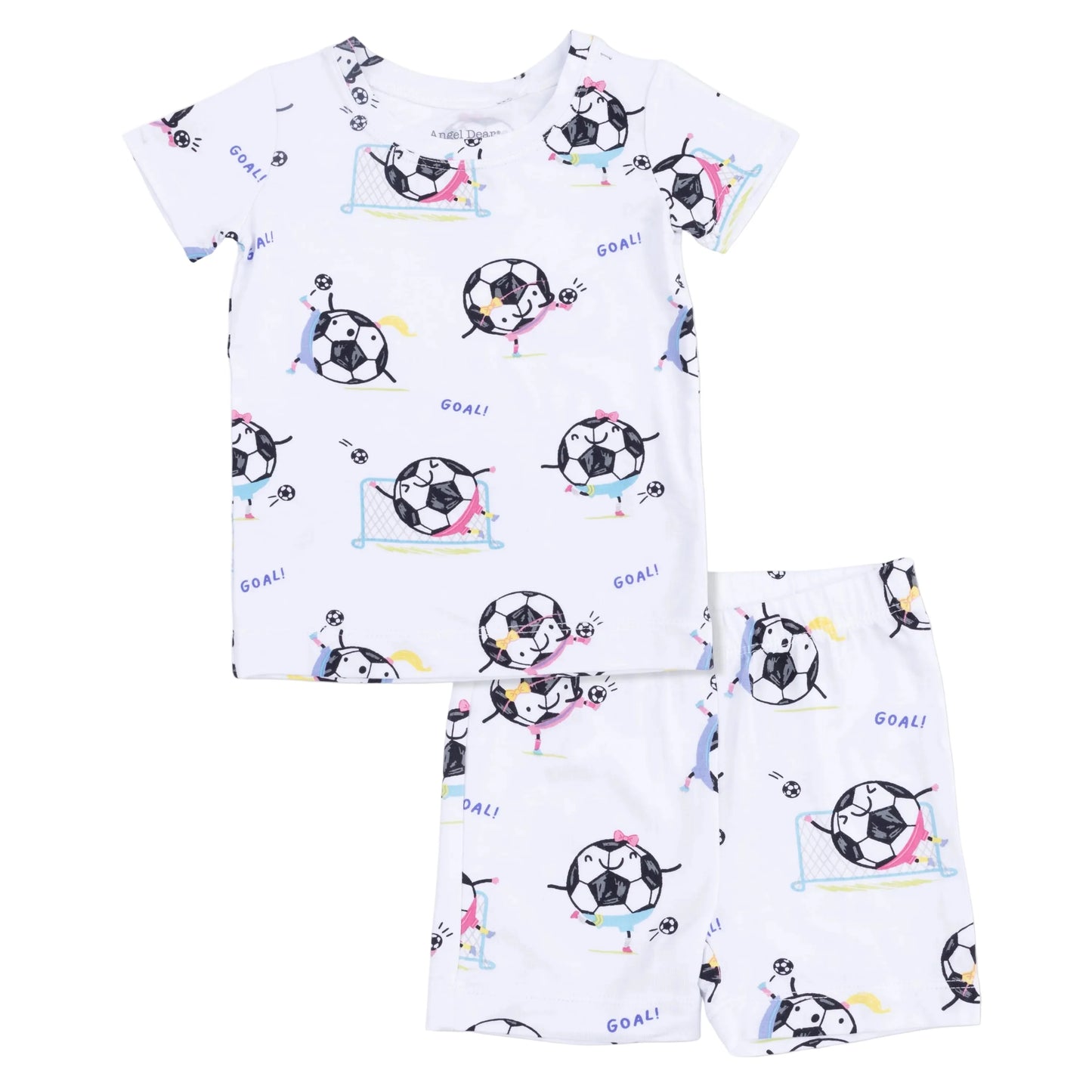 Soccer Balls Pink Loungewear Set