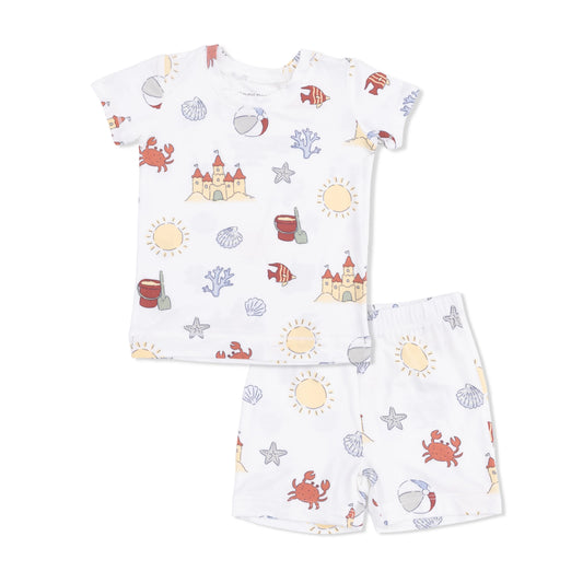 Sunny Sandcastles Short Loungewear Set
