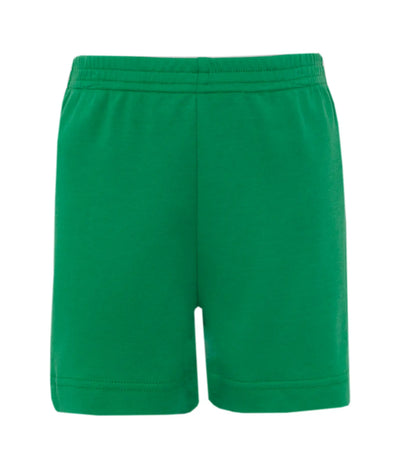 Golf Boys Green Knit Stripe Short Set