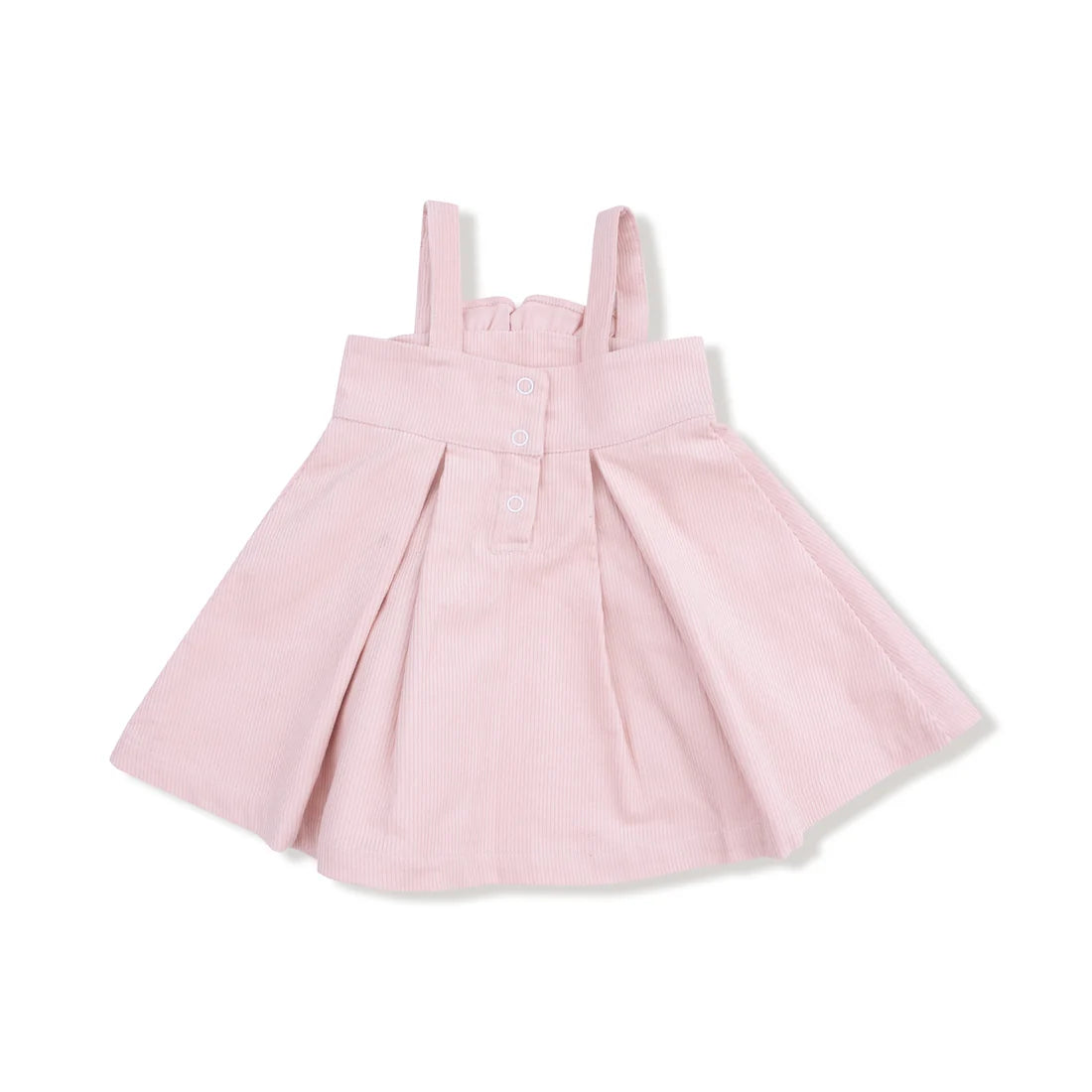 Corduroy Pink Ruffle Jumper With Diaper Cover