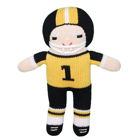 Football Player Gold And Black
