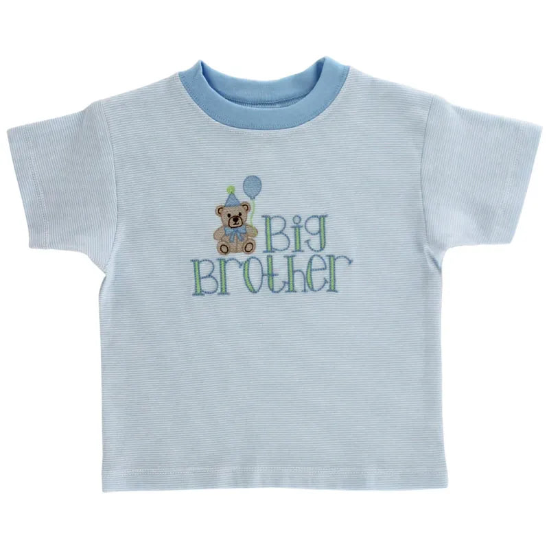 Blue Micro Stripe Big Brother Tee