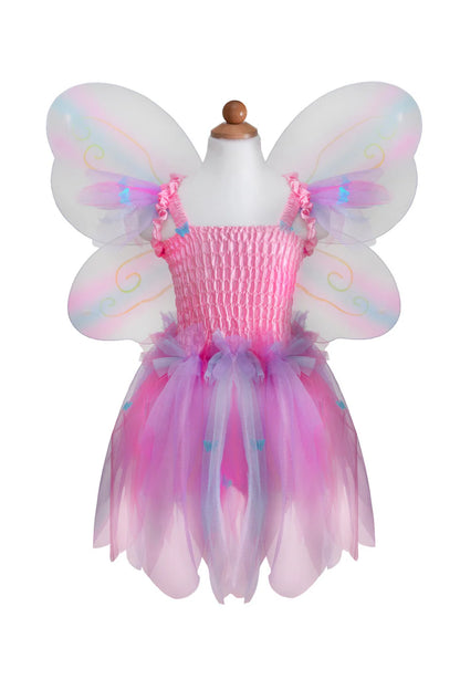 Butterfly Dress And Wings With Wand Size 5-6