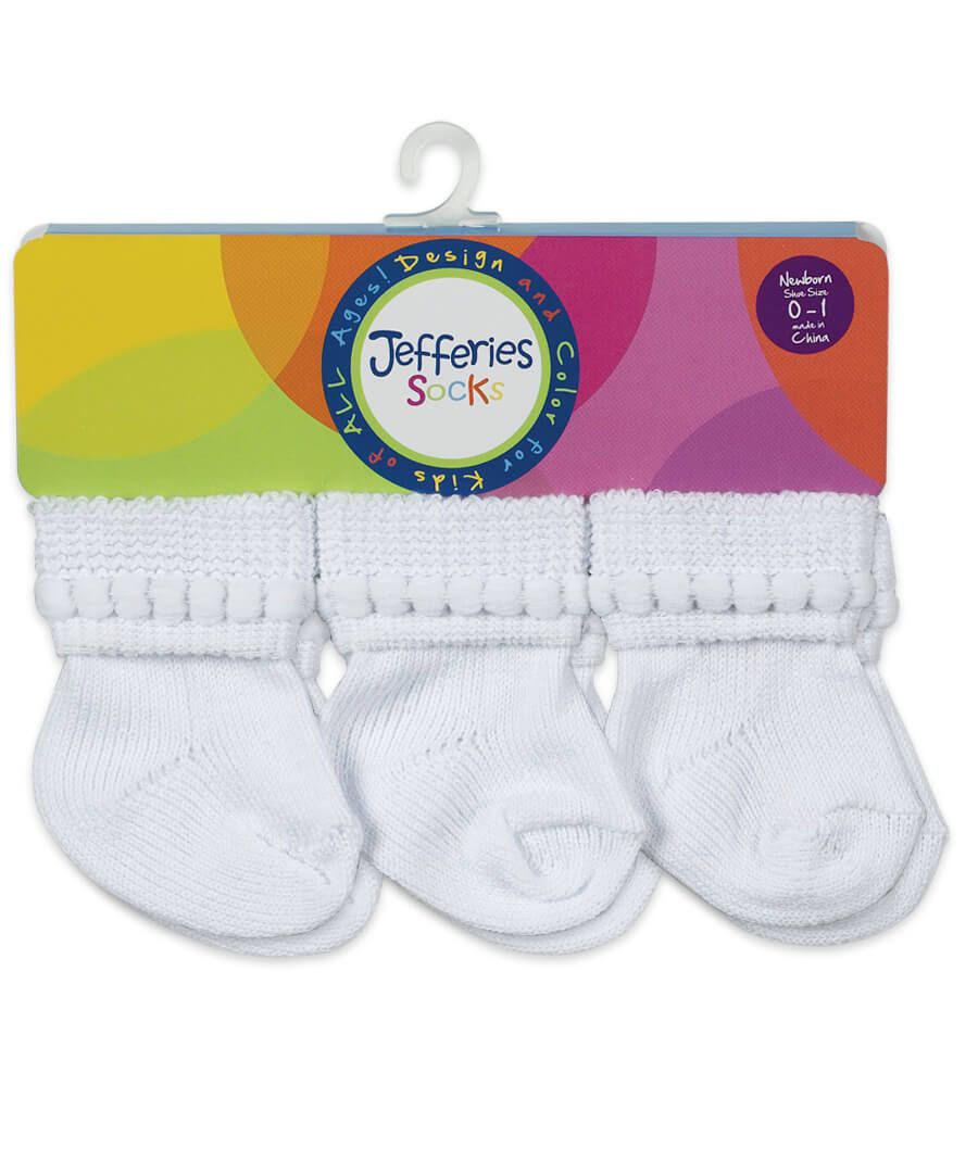 Rock-A-Bye Turn Cuff Socks - 6 Pair Pack