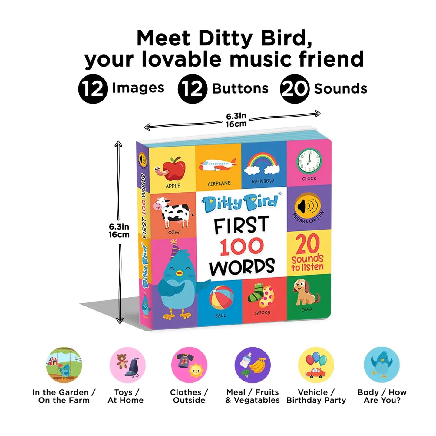 Ditty Bird First 100 Words