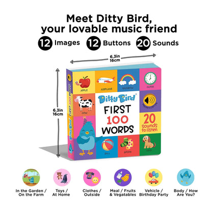 Ditty Bird First 100 Words