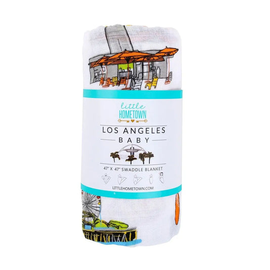 Los Angeles Muslin Swaddle Blanket