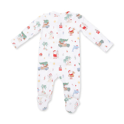 Beach Christmas - 2 Way Zipper Footie