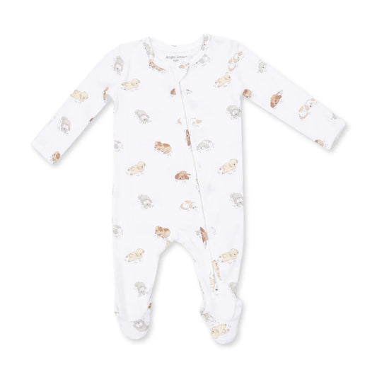 Puppy Snuggle Club - 2 Way Zipper Footie