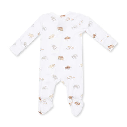 Puppy Snuggle Club - 2 Way Zipper Footie