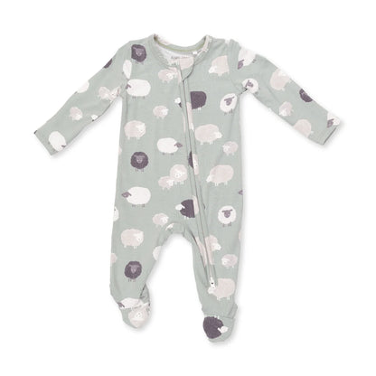 Black Sheep - 2 Way Zipper Footie