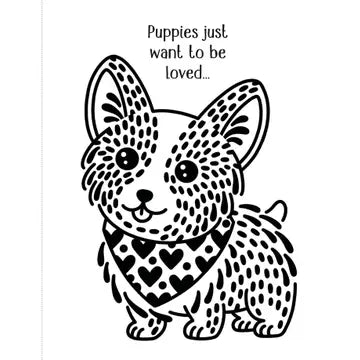 First Magic Painting Cute Puppies