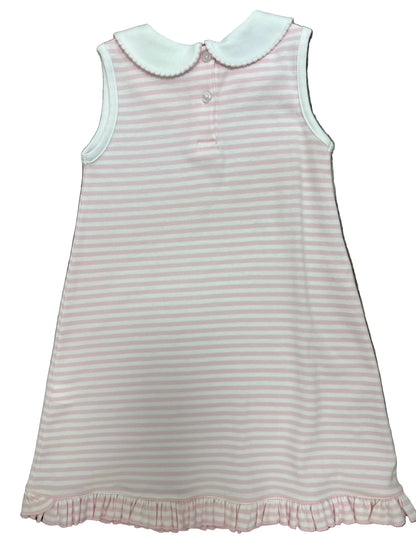 Bubble Gum Stripe Sleeveless Dress
