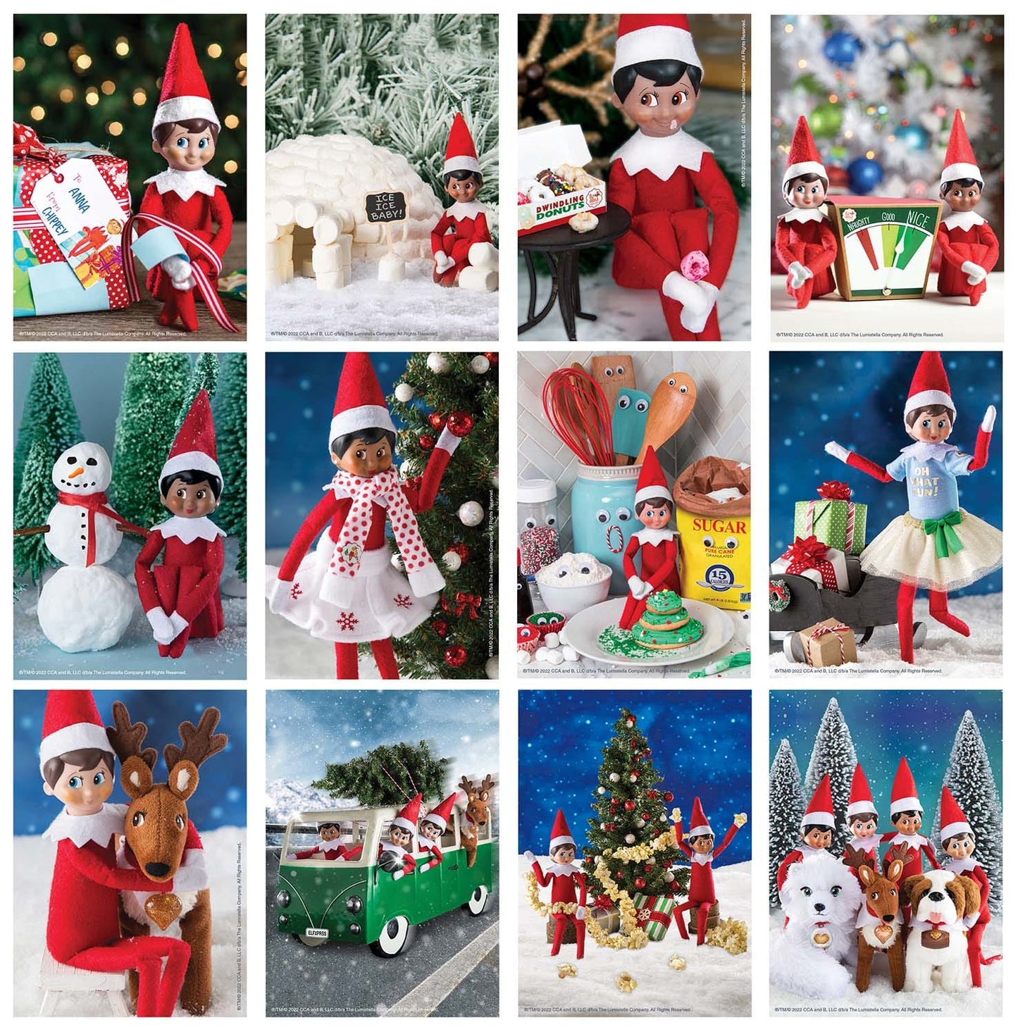 12 Days of Elf On The Shelf Advent Calendar