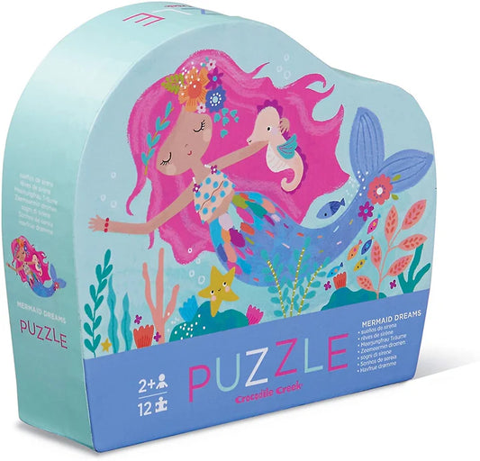 12 Piece Mini Mermaid Puzzle
